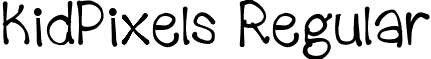 KidPixels Regular font - kidpixels.ttf