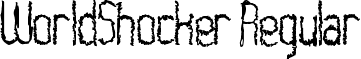 WorldShocker Regular font - WorldShocker.ttf
