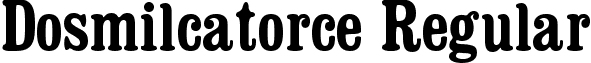 Dosmilcatorce Regular font - Dosmilcatorce.ttf