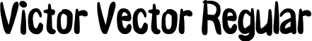 Victor Vector Regular font - victor_vector.otf