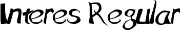 Interes Regular font - Strange_Machines.ttf