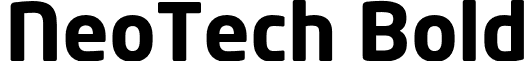 NeoTech Bold font - NeoTech_Bold.otf