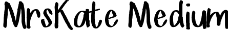 MrsKate Medium font - MrsKate (1).ttf