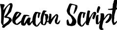 Beacon Script font - beacon.ttf