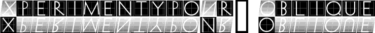 XperimentypoNr1 Oblique font - XPERNO__.TTF