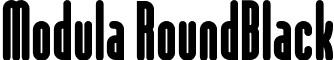 Modula RoundBlack font - ModulaRoundBlack.otf