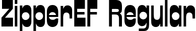 ZipperEF Regular font - ZipperEF.otf