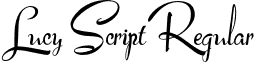 Lucy Script Regular font - LucyScript.otf