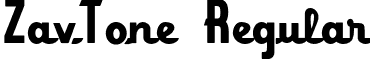 ZavTone Regular font - ZavTone.otf