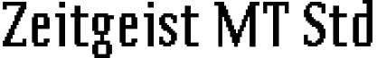 Zeitgeist MT Std font - ZeitgeistMTStd-Regular.otf