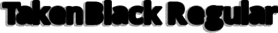 TakenBlack Regular font - TakenBlack.ttf