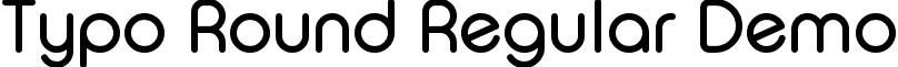 Typo Round Regular Demo font - Typo_Round_Regular_Demo.otf