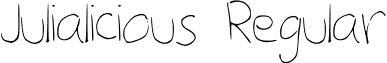 Julialicious Regular font - Julialicious.ttf