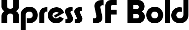 Xpress SF Bold font - Xpress_SF_Bold.ttf