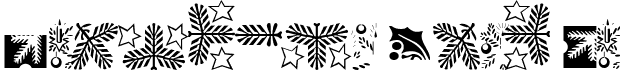 Linotype Xmas Pi font - Xmas_LH_Pi_Two.ttf