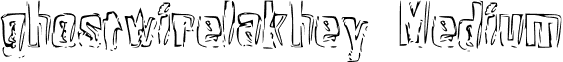 ghostwirelakhey Medium font - ghost_wire_lakhey.ttf