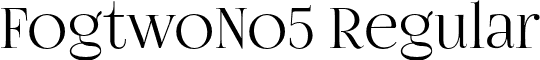 FogtwoNo5 Regular font - FogtwoNo5.otf