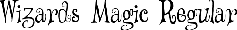 Wizards Magic Regular font - Wizards' Magic.ttf