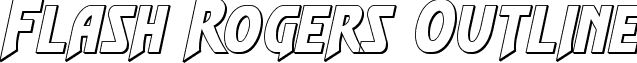 Flash Rogers Outline font - flashrogersout.ttf