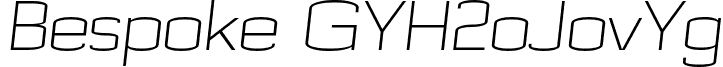 Bespoke GYH2oJovYg font - Codex.otf