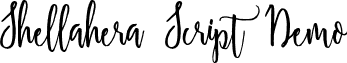 Shellahera Script Demo font - ShellaheraScriptDemo.otf