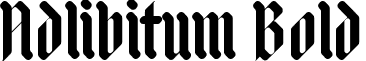 Adlibitum Bold font - Adlibitum_Bold TRIAL.ttf