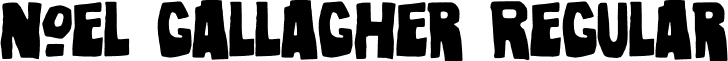 noel gallagher Regular font - Noel Gallagher (With Accents) [OpenType].otf