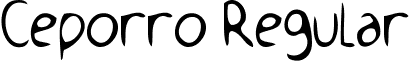 Ceporro Regular font - Ceporro.ttf