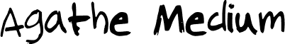Agathe Medium font - Agathe.ttf