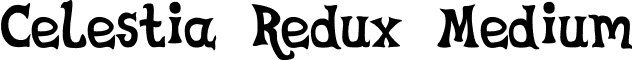 Celestia Redux Medium font - CelestiaMediumRedux1.55.ttf
