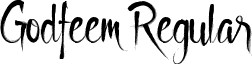 Godfeem Regular font - Godfeem.ttf