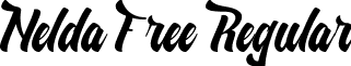 Nelda Free Regular font - Nelda_Free.ttf