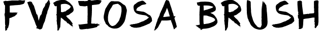 Fvriosa Brush font - Fvriosa.ttf