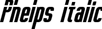 Phelps Italic font - Phelps Italic.otf