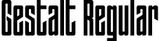 Gestalt Regular font - Gestalt-Regular.ttf
