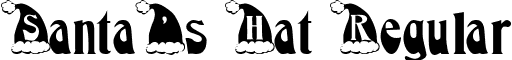 Santa's Hat Regular font - Santa's Hat.ttf