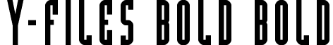 Y-Files Bold Bold font - yfilesbold.ttf