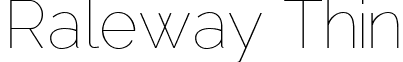 Raleway Thin font - raleway_thin-webfont.ttf