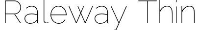 Raleway Thin font - Raleway Thin.otf