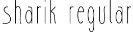 sharik Regular font - sharik.ttf