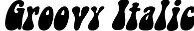 Groovy Italic font - Groovy_Italic.ttf