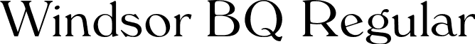 Windsor BQ Regular font - WindsorBQ-Light.otf