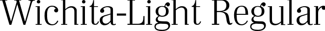 Wichita-Light Regular font - Wichita-Light.otf