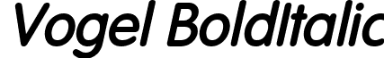 Vogel BoldItalic font - Vogel_BoldItalic.ttf