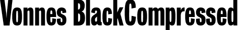 Vonnes BlackCompressed font - Vonnes-BlackCompressed.otf