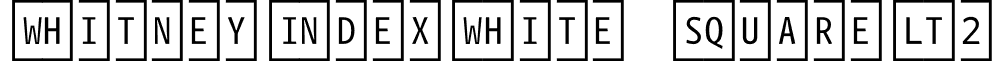 WhitneyIndexWhite SquareLt2 font - WhitneyIndexWhite-SquareLt2.otf