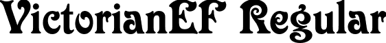 VictorianEF Regular font - VictorianEF.otf