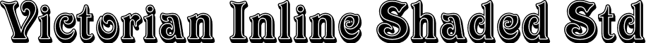 Victorian Inline Shaded Std font - VictorianInlineShadedStd.otf