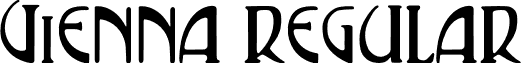 Vienna Regular font - ViennaRegular.otf