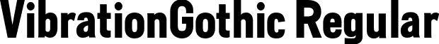 VibrationGothic Regular font - VibrationGothic-Regular.otf